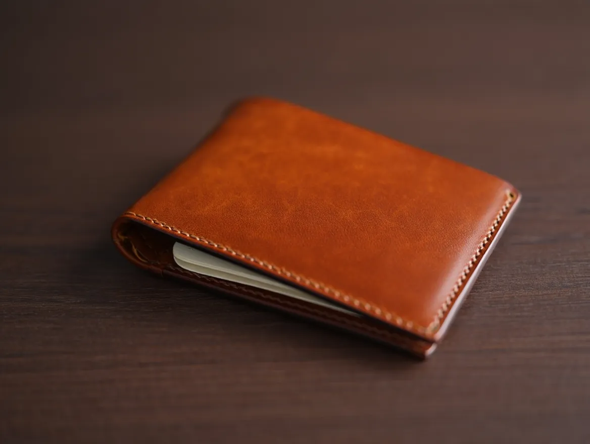 Elegante leren portemonnee